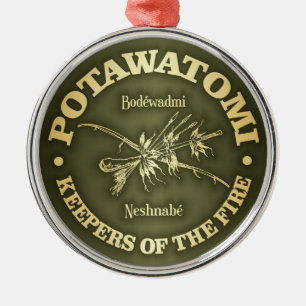 Potawatomi Metal Tree Decoration