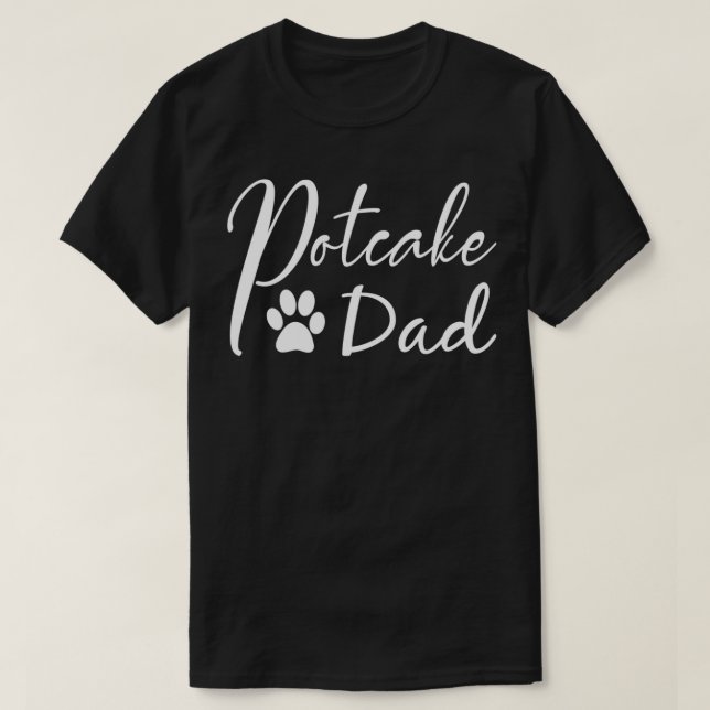 Potcake Dad  T-Shirt (Design Front)