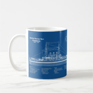 Potemkin - Ship Blueprint Plans ABD  Coffee Mug
