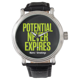 Potential Never Expires Bold Growth Mindset Watch