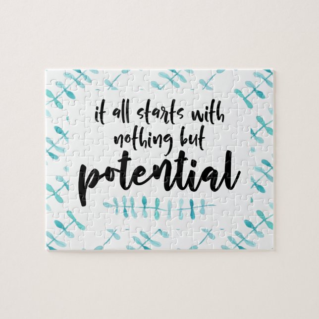 Potential Quote Jigsaw Puzzle (Horizontal)