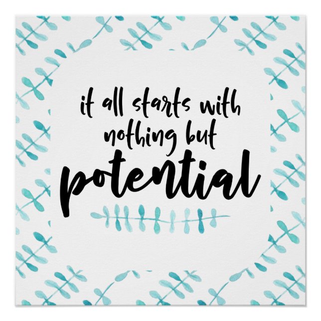 Potential Quote Poster (Front)