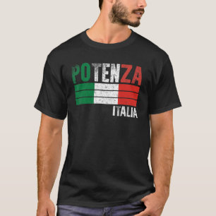 Potenza Italia Italy Flag Italian Mens Womens Kids T-Shirt