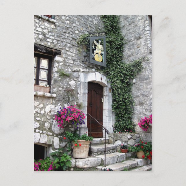 Poterie de la Tour in La Turbie, France Postcard (Front)
