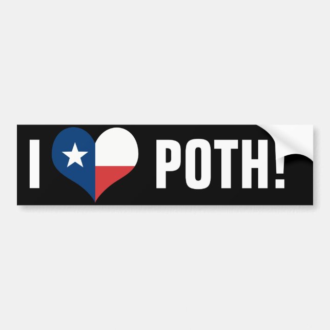 POTH BUMPER STICKER (Front)