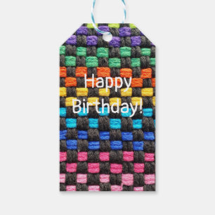 Potholder Check Pattern Napkins Gift Tags