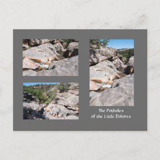 Potholes of the Little Dolores River Postcard
