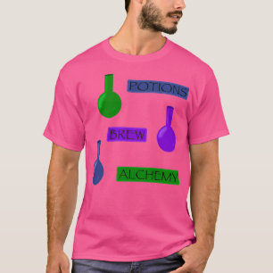 Potion and Alchemy Pattern T-Shirt