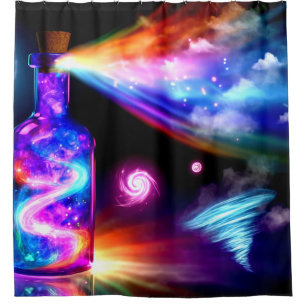 Potion Artwork Shower Curtain