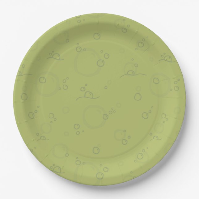 Potion Bubbles - Halloween Paper Plate (Front)
