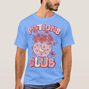 Potion Club Retro Floral Horror Movie Halloween Wi T-Shirt