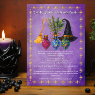 Potion Elixir-Packed Cocktail Party Invitation