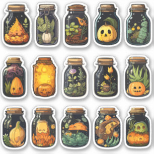 Potion Ingredients Halloween Stickers