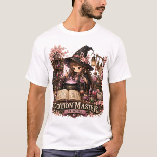 Potion Master At Work Cute Fantasy Witch T-Shirt