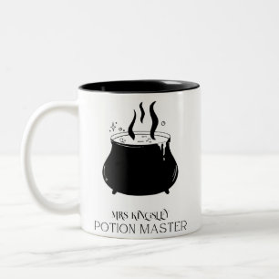Potion Master Custom Halloween Gift Two-Tone Coffee Mug