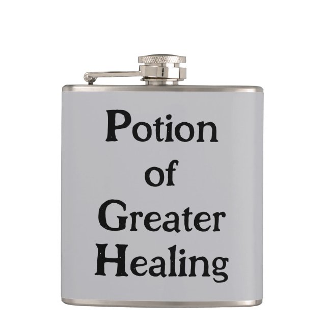 Potion of Healing Vinyl Wrapped Flask (Front)
