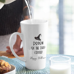 Potion of the Day White Halloween Latte Mug