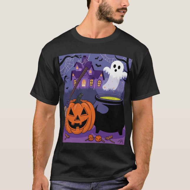 Potion on March!: Halloween Fun T-Shirt (Front)