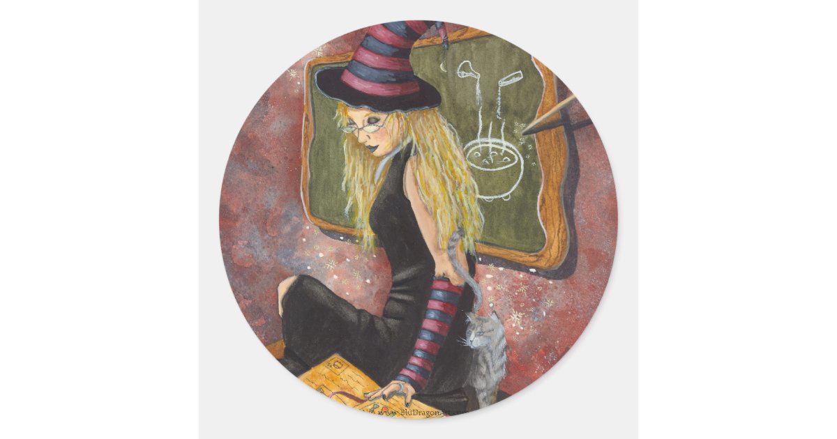 Potions 101 classic round sticker | Zazzle