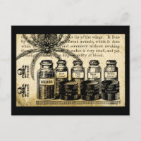 Potions Spider Skull Cross Bones Poison