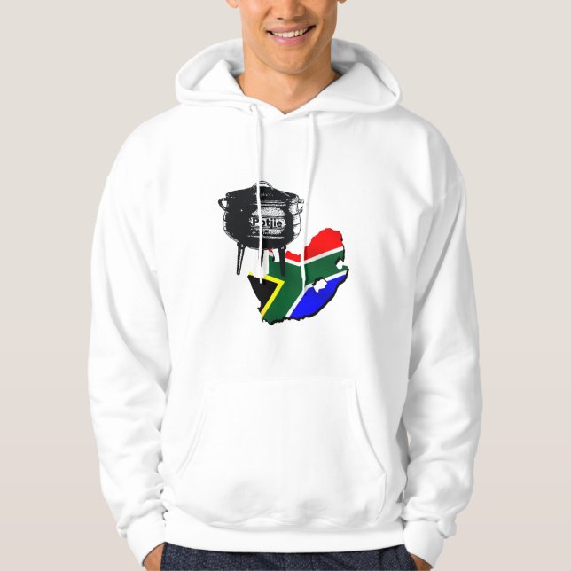 Potjiekos lovers South African flag gifts Hoodie (Front)
