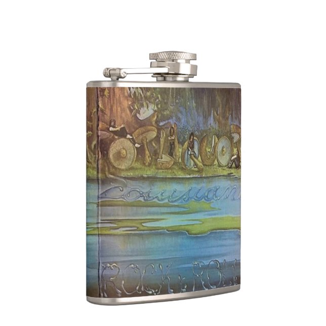 Potliquor Louisiana Rock n Roll  Hip Flask (Right)