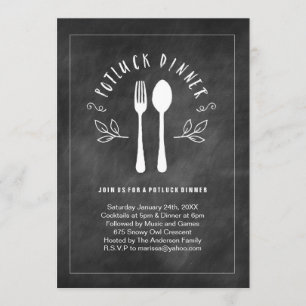 Potluck Dinner Invitation
