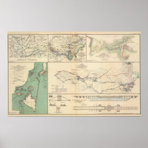 Potomac Army operations Poster