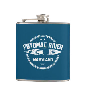 Potomac River, Maryland Hip Flask
