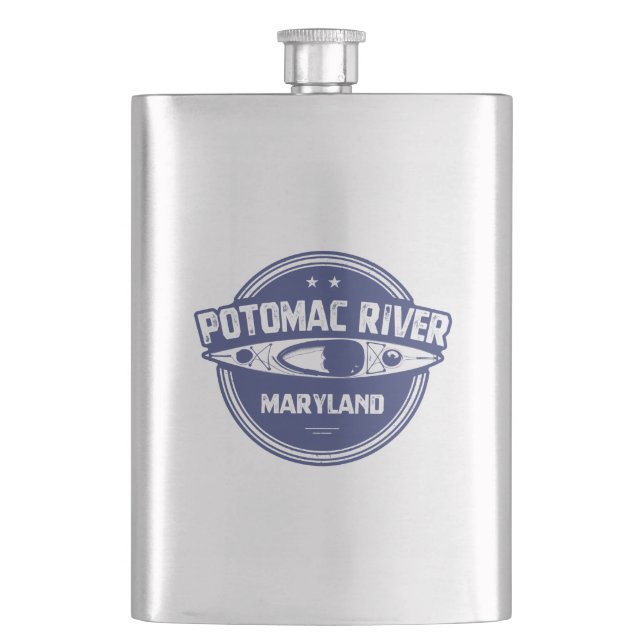 Potomac River, Maryland Hip Flask (Front)