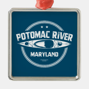 Potomac River, Maryland Metal Tree Decoration