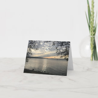 Potomac River Sunset Note Card