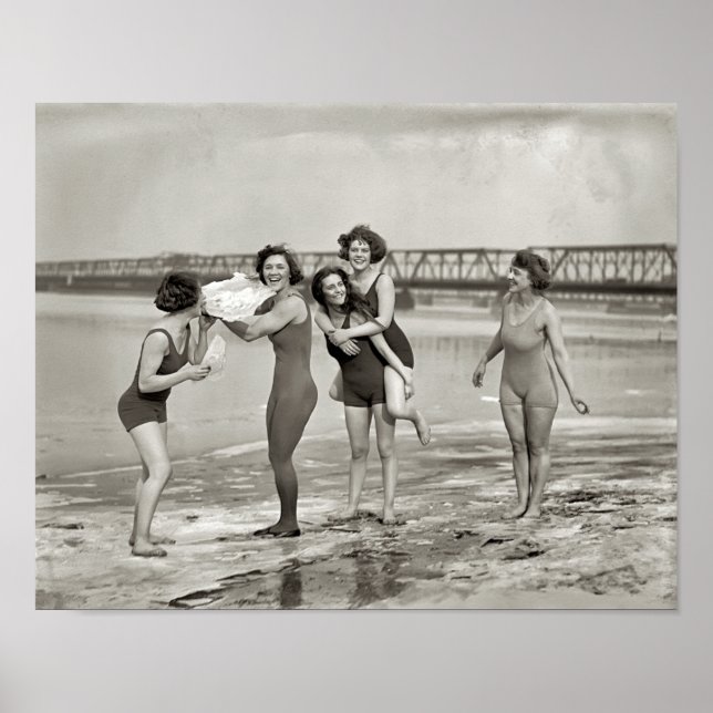 POTOMAC RIVER WINTER SWIM  1924 POSTER (Front)