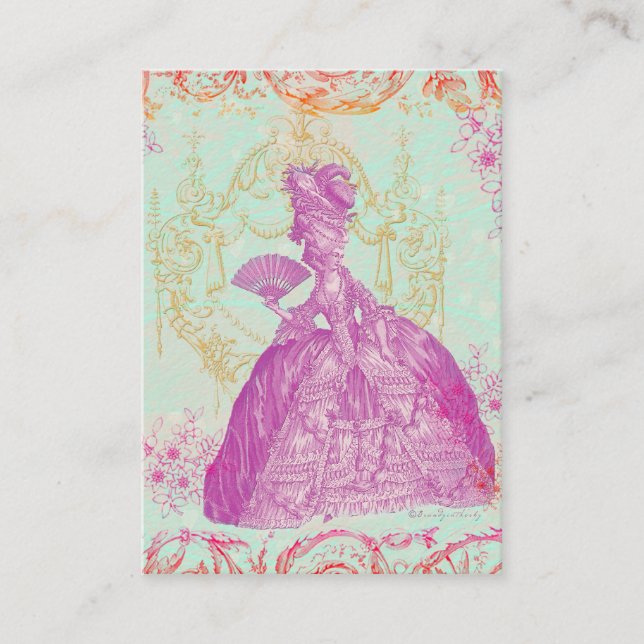 Potpourri de Marie Antoinette Custom Business Card (Front)