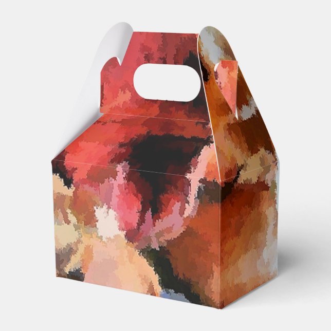 POTPOURRI FLOWERS FAVOUR BOX (Front Side)