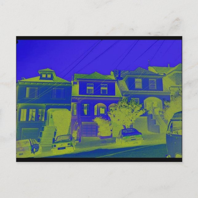 potrero hill blue postcard (Front)