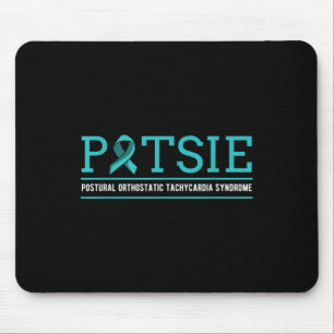 Pots Dysautonomia Turquoise Ribbon Autonomic Mouse Mat