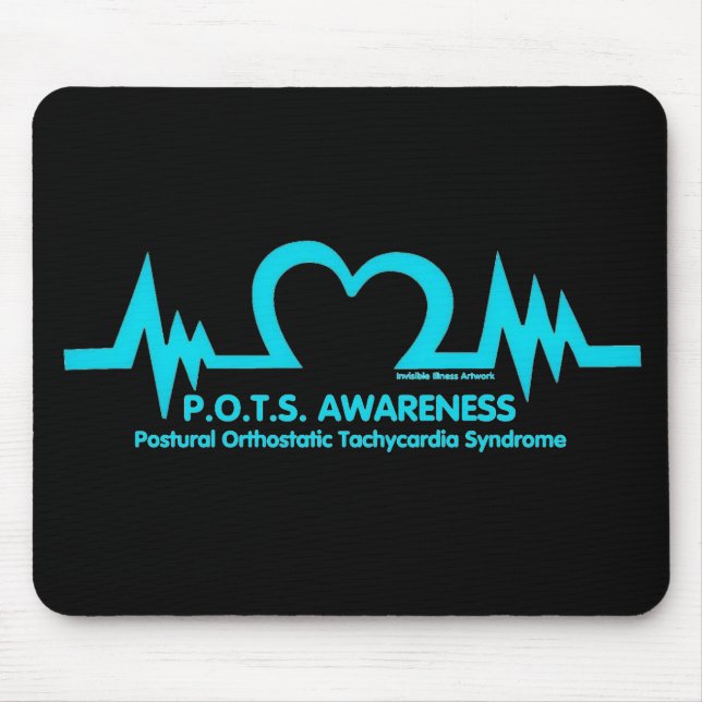 POTS...Heartbeat Mouse Mat (Front)