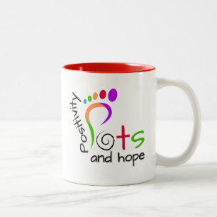 POTS - Positivity and Hope Two-Tone Coffee Mug