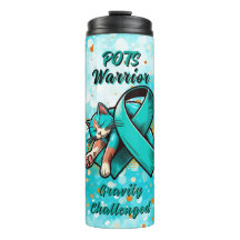 POTS Warrior | Dysautonomia Awareness Ribbon