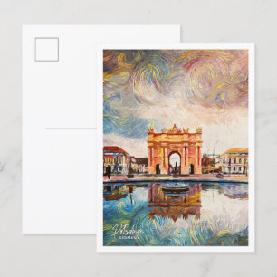 Potsdam Germany Beautiful Oil Paint City Postcard