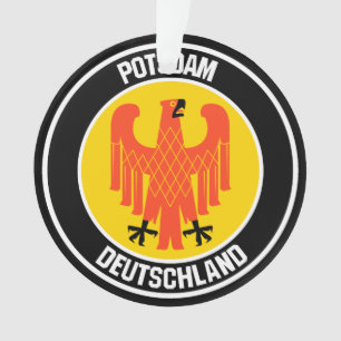 Potsdam Round Emblem Ornament