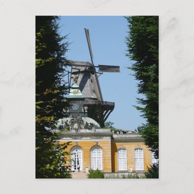 Potsdam's Windmill Postcard (Front)