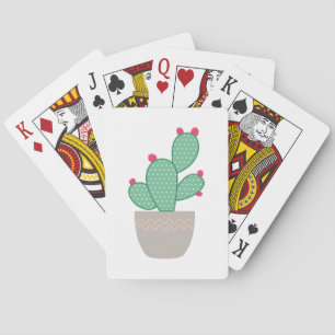 Potted Cactus Playing Cards