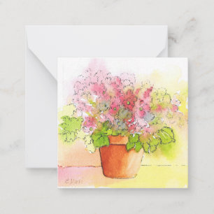 Potted Flowers Card