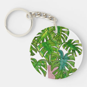 Potted Jungle I Key Ring