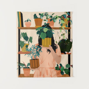 Potted Oasis Tapestry