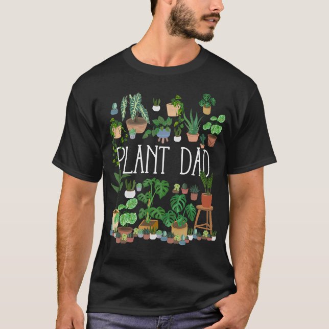  Potted Plant Dad T-Shirt (Front)