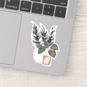 Potted Plant - Green Home Sticker