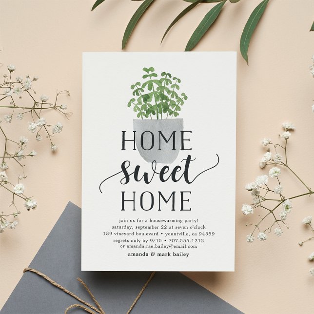Potted Plant | Housewarming Party Invitation (Creator Uploaded)
